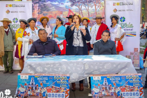 Lotería Nacional Lanza Sorteo «Felicidades Bolivia» en Homenaje a la Fiesta Grande de Tarija «San Roque»