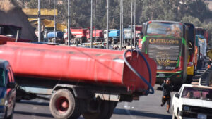 Bloqueo: los transportistas protestan en calles y carreteras a nivel nacional