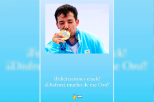 “¡Felicitaciones crack! Disfrutá mucho de ese oro”, el mensaje de Messi al Maligno