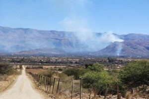 Tarija: Nuevo incendio forestal en la serranía de Sama