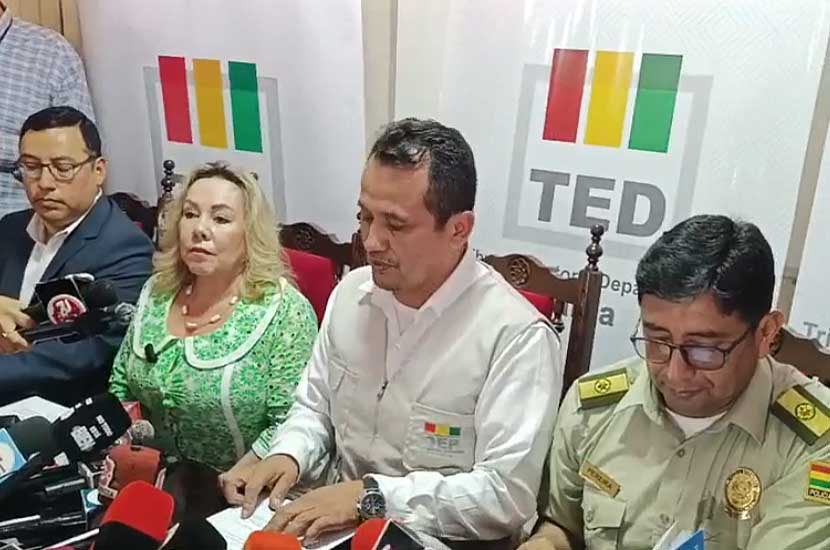 Autoridades garantizan jornada segura y transparente para el balotaje en Tarija con despliegue interinstitucional