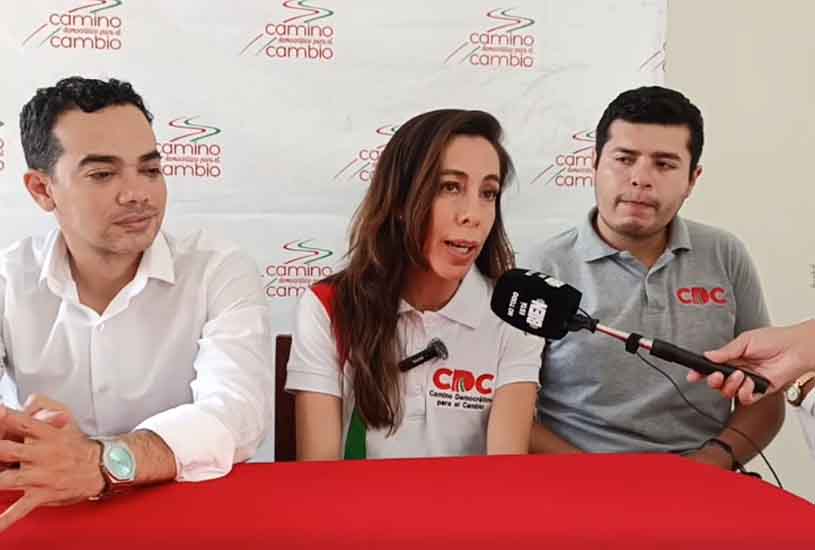 «Mario Cossío nos acompañará toda la gestión»: María René Soruco pide el apoyo de la población para el domingo 22 de marzo